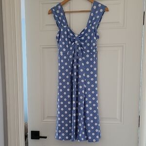 Periwinkle Polka Dot Dress